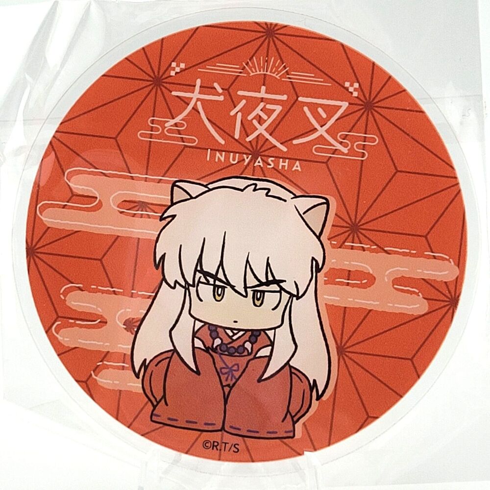 Inuyasha Japanese Modern Red Acrylic Coaster